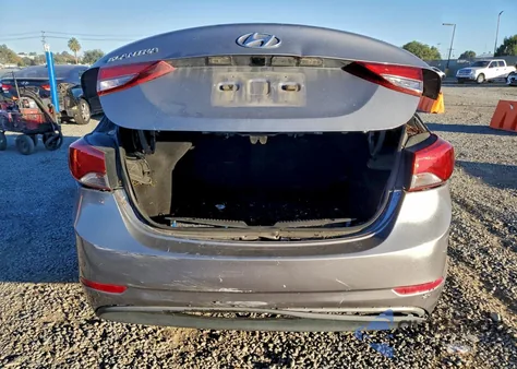 2015 Hyundai Elantra Se from USA, damaged, VIN KMHDH4AE6FU224074